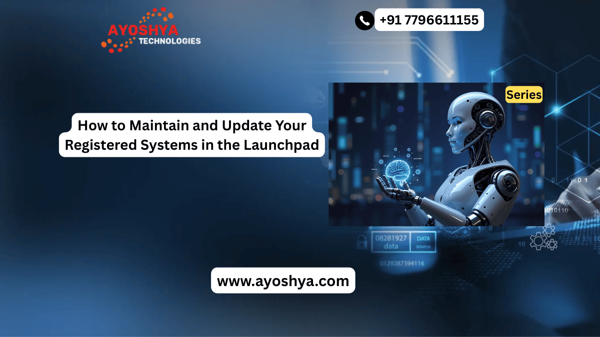 Administrator updating registered systems inside the Launchpad dashboard