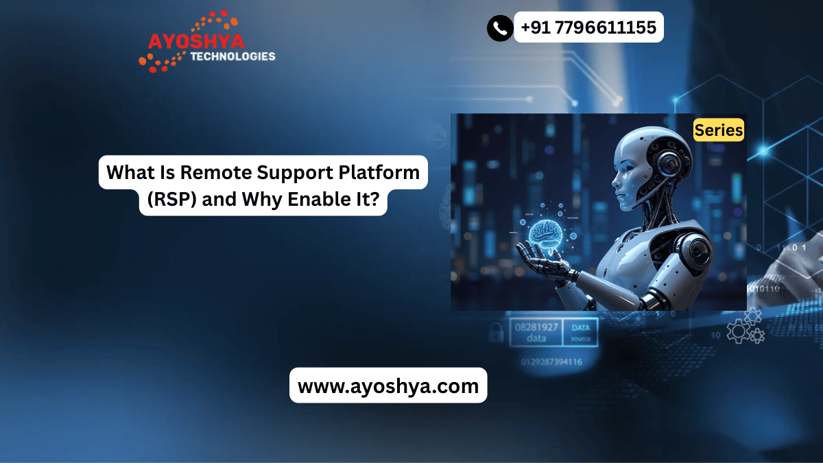 IT technician using a remote support platform to troubleshoot a user's device